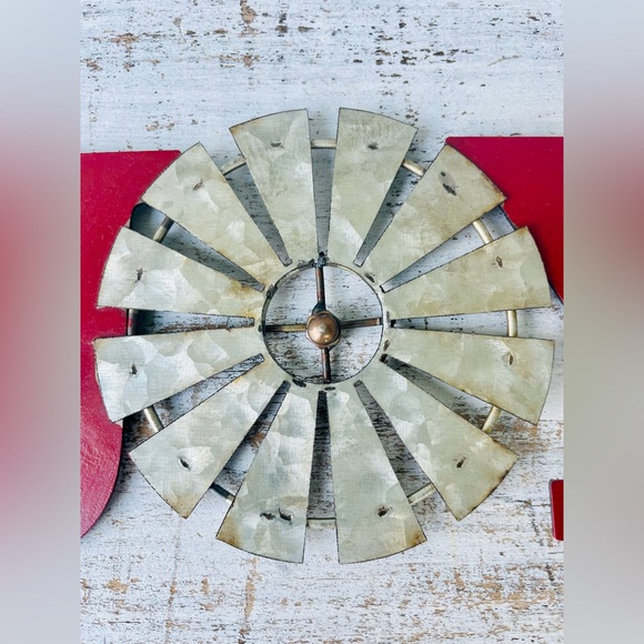 *Joy Windmill Metal Plaque - Picture 9 of 11